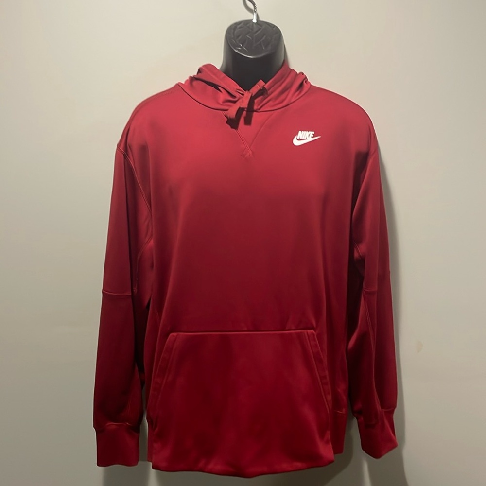 Brand new burgundy/reddish color Nike hoodie 
Size men’s -XL